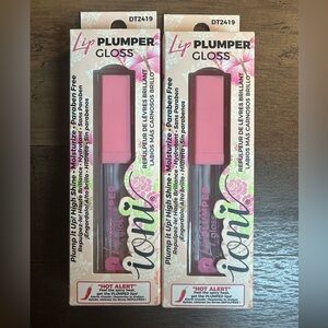 2pk Ioni Hot Alert Lip Plumper Gloss, Purie (Clear)